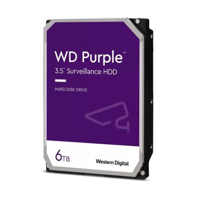HDD WD Purple, 6TB, 256MB, SATA 3, WD64PURZ 