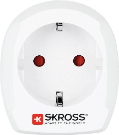 Skross travel adapter, EUR to South Africa, earthed (1.500201-E)