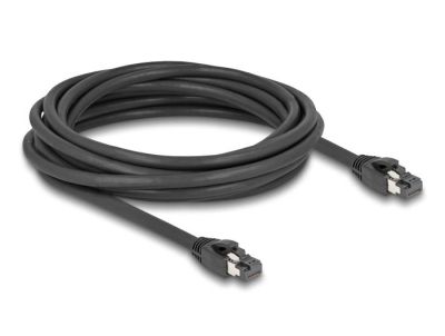 Delock RJ45 Network Cable Cat.8.1 S/FTP 5 m up to 40 Gbps black