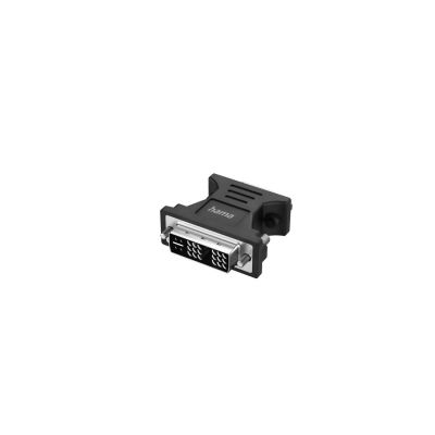 Hama Video Adapter, DVI Plug - VGA Socket, Full-HD 1080p