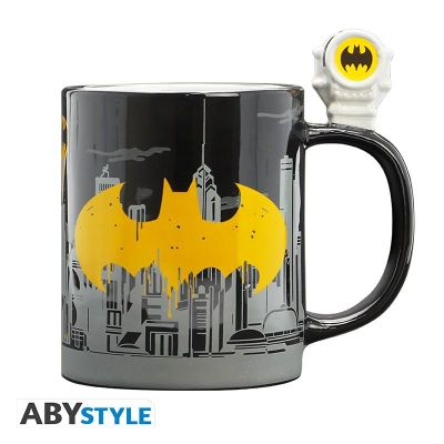DC COMICS Mug 3D handle Bat-Signal & Batman, 460 ml