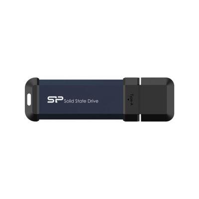 Външен SSD Silicon Power MS60 Blue, 500GB, USB-A 3.2 Gen2