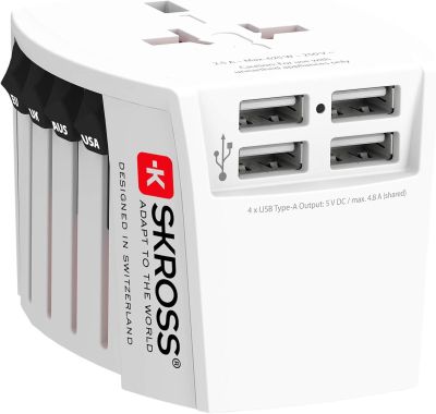 World Adapter SKROSS MUV 4 x USB-A, 1.302961