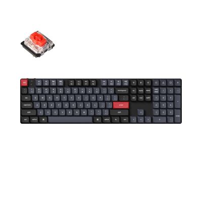 Mechanical Keyboard Keychron K5 Pro QMK/VIA Full-Size Low-Profile Gateron(Hot Swappable) Red Switches RGB Backlight