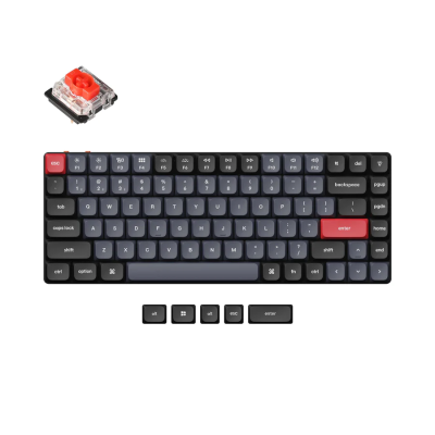 Mechanical Keyboard Keychron K3 Pro QMK/VIA Hot-Swappable Gateron Low Profile Red Switch, RGB Backlight