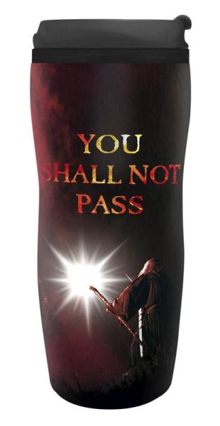 LORD OF THE RINGS - Travel Mug "You shall not pass"