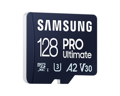 Memory card Samsung PRO Ultimate microSD Card (2023), 128GB, Adapter