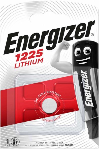 Lithium Button Battery ENERGIZER  BR1225 3V  1 pcs in blister /price for 1 battery/