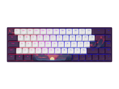 Gaming Mechanical Keyboard Dark Project 68 Sunrise RGB 60% - G3MS Sapphire Switches, PBT