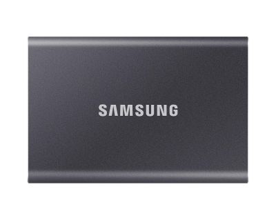External SSD Samsung T7 Titan Grey SSD 2000GB USB-C, Gray