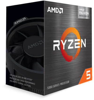 CPU AMD Ryzen 5 5600G, 3.9GHz(Up to 4.4GHz), 65W, AM4