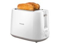 PHILIPS Daily Collection Toaster HD2581/00 8 settings Integrated bun warming rack Compact design