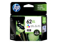 HP 62XL original Ink cartridge C2P07AE UUS tri-colour high capacity 1-pack