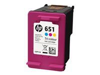 HP 651 original Ink cartridge C2P11AE BHK Tri-color