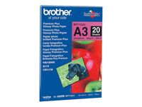 BROTHER BP-71GA3 Glossy photo inkjet 260g/m2 A3 20 sheets 1-pack
