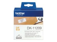 BROTHER P-Touch DK-11209 die-cut adress label small 29x62mm 800 labels