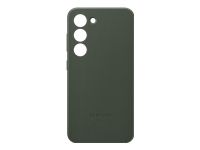 SAMSUNG GALAXY S23 Leather cover Green