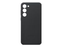 SAMSUNG GALAXY S23+ Leather cover Black