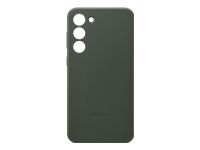 SAMSUNG GALAXY S23+ Leather cover Green