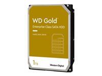 WD Gold 1TB HDD 7200rpm 6Gb/s serial ATA sATA 128MB cache 3.5inch intern RoHS compliant Enterprise Bulk