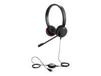 JABRA Evolve 30 II MS stereo Headset on-ear wired USB 3.5 mm jack Certified for Skype for Business
