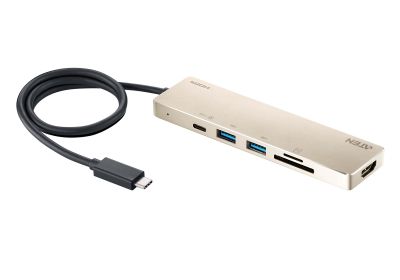 ATEN USB-C Multiport Mini Dock with Power Pass-Through