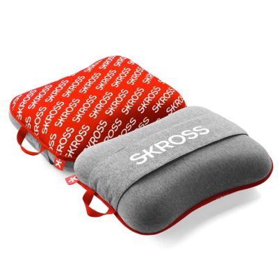SKROSS Mini Travel Pillow Red - Skross,  L 295 mm W 200 mm H 75 mm