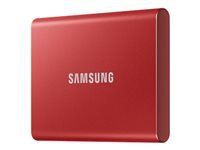 SAMSUNG Portable SSD T7 500GB external USB 3.2 Gen 2 Metallic Red