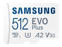 SAMSUNG EVO Plus microSDXC 512GB UHS-I U3 Read up to 130MB/s Full HD AND 4K UHD Memoy Card incl. SD-Adapter 2021