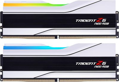 Памет G.SKILL Trident Z5 Neo RGB White 64GB(2x32GB) DDR5 PC5-48000 6000MHz CL30 F5-6000J3036G32GX2-TZ5NRW
