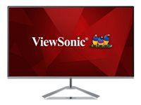 VIEWSONIC VX2476-SMH 23.8inch 1920x1080 FHD 4ms VGA 2xHDMI speaker H178/V178 viewing angle SuperClear IPS silver bezel 3 sides