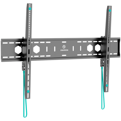 ONKRON Tilting TV Wall Mount for 60" to 110-inch Screens 24" up to 120 kg, Black