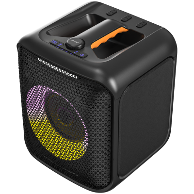 PA100 - F&D PA100 Portable Wireless Party Speaker, 40W RMS, Subwoofer 5.25"+2x2"Tweeter, BT 5.0/USB/AUX, RGB, WL microphone, battery 4000mAh, IPX4 waterproof