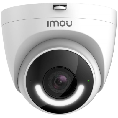 Imou Turret, 2MP IP Wi-Fi camera, 1/2.7" progressive CMOS, H.265/H.264, up to 25 fps; 16xDigital Zoom, 2.8mm lens, IR up to 30m, FOV 114°, 1xRJ-45, micro SD up to 256GB, Built-in Mic &Speaker, spotlight and 110dB siren, IP67, DC12V.