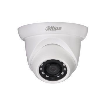 Dahua IP camera 2MP, Eyeball  1/2.7" CMOS, 1920×1080 Effective Pixels, 25fps@1080P, Focal Length 2.8mm (View angle 104°), Max IR distance 30m, 0.08Lux/F2.0, 0Lux/F2.0 IR on, DC12V, PoE, 5.5W, IP67.