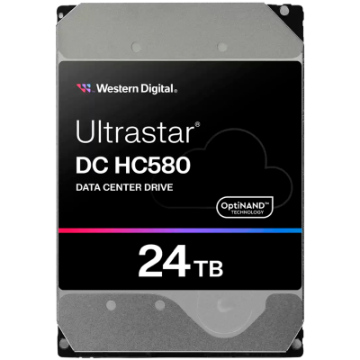 HDD Server WD/HGST ULTRASTAR DC HC580 (3.5’’, 24TB, 512MB, 7200 RPM, SATA 6Gb/s, 512E SE NP3), SKU: 0F62796