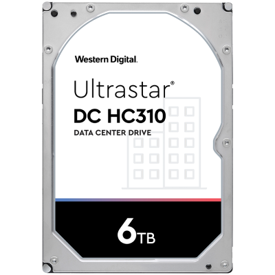 Western Digital Ultrastar DC HDD Server 7K6 (3.5’’, 6TB, 256MB, 7200 RPM, SATA 6Gb/s, 512E SE), SKU: 0B36039