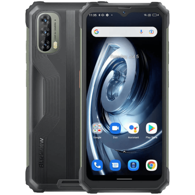 Blackview Rugged BV7100 6GB/128GB, 6.58-inch FHD+ 1080x2408 IPS 90Hz, Octa-core, 8MP Front/2MP+8MP+12MP Back Camera, Battery 13000mAh, Type-C, Android 12, Fingerprint, Dual SIM, SD card slot, 33W charging, MIL-STD-810H, Black