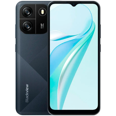 Blackview WAVE 6C 2GB/32GB, 6.5inch HD+ 720x1600 20:9, Octa-core, 5MP Front/8MP, Battery 5100mAh, Type-C, Android 13, Dual SIM, SD card slot, 30W wired charging, Black