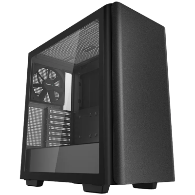 DeepCool CK500  Mid Tower Case, Mini-ITX / Micro-ATX / ATX / E-ATX, 2xUSB3.0, 1xAudio, 1xType-C, ABS+SPCC+Tempered Glass, Mesh Pane R-CK500-BKNNE2-G-1