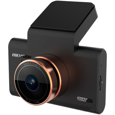 Hikvision FHD Dashcam C6 Pro, OS 05A20, 30 fps@1600P, H265, FOV 106°, 3" IPS screen, GPS, ADAS supported, micro SD up to 256 GB, built-in MIC and speaker, Wi-Fi, G-sensor, mini USB, 3.8m cable.