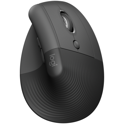 LOGITECH Lift Bluetooth Vertical Ergonomic Mouse - GRAPHITE/BLACK - B2B