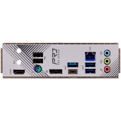 B760M PRO RS/D4 - ASROCK MB Desktop B760M Pro RS (S1700, 4x DDR4, 2x PCIe 4.0 x16, 1x PCIe 4.0 x1, 1x Hyper M.2 PCIe Gen4x4, 4x SATA3, 2x USB-C, 5x USB 3.2, 6x USB 2.0, 1x RJ-45 2.5GB, 1x HDMI, 1x DP, 7.1 HD Audio, micro ATX
