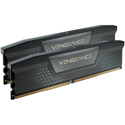 Corsair DDR5, 6000MT/s 64GB 2x32GB DIMM, Unbuffered, 30-36-36-76, Std PMIC, AMD EXPO, VENGEANCE DDR5 Black Heatspreader, Black PCB, 1.4V