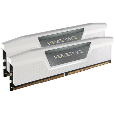 Corsair DDR5, 6000MHz 32GB 2x16GB DIMM, Unbuffered, 40-40-40-77, XMP 2.0, Vengeance DDR5, Aluminium Heatspreader, 1.25V, for Intel 600 Series, Intel 700 Series, white