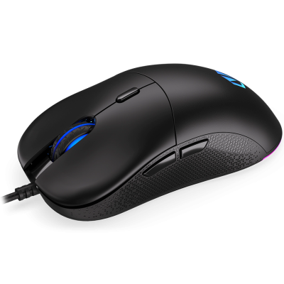 Endorfy GEM Plus Gaming Mouse, PIXART PAW3370 Optical Gaming Sensor, 19000DPI, 67G Lightweight design, KAILH GM 8.0 Switches, 1.8M Paracord Cable, PTFE Skates, ARGB lights, 2 Year Warranty