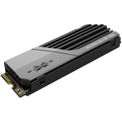Silicon Power XS70 1TB SSD PCIe Gen 4x4 PCIe Gen4x4 & NVMe 1.4, DRAM Cache, 3DNAND,  Heatsink (10.8mm), PS5 Comp. 7300/6800MB/s, EAN: 4713436146322