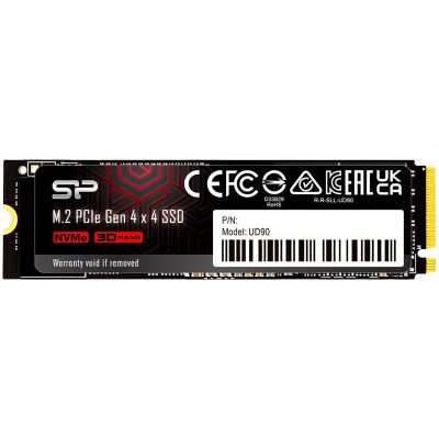 Silicon Power UD90 1TB SSD PCIe Gen 4x4 SSD UD90 - PCIe Gen4x4 & NVMe 1.4, 3D NAND, SLC Cache + HMB, 5 year warranty - Max 4800/4200 MB/s, EAN: 4713436147305