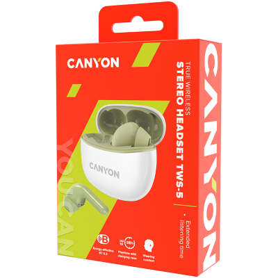 CANYON headset TWS-5 Green