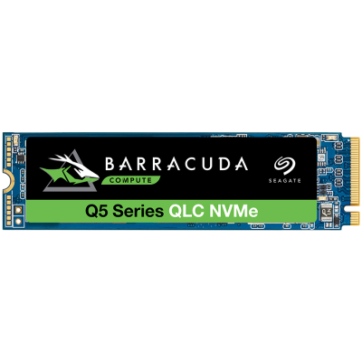 Seagate BarraCuda Q5, 500GB SSD, M.2 2280-S2 PCIe 3.0 NVMe, Read/Write: 2,300 / 900 MB/s, EAN: 8719706027717